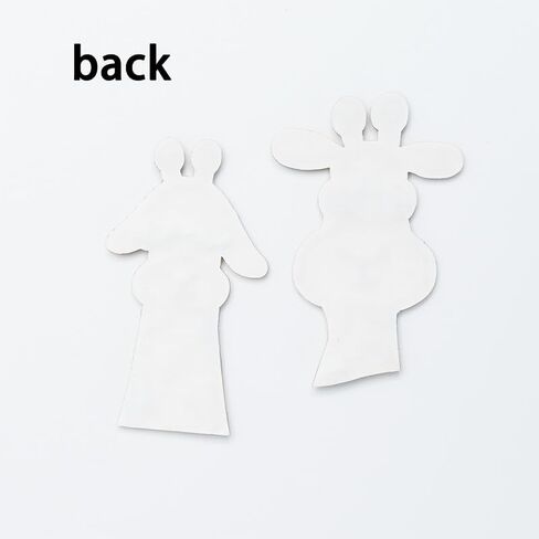 2 PCS 1.4~2.5 Inch Cartoon Animal Cute Giraffe Self Adhesive Patch Clothes Bag Hat Decor Patch in Saudi Arabia