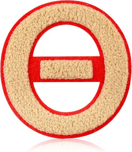 Iron On Numbers for Clothing - 4.5" White and Blue Chenille Number Patches Iron/Sew On Patches for Clothes Jackets Varsity Bags Backpacks Jeans Uniform DIY Sorority Gifts for Women - 1 in Saudi Arabia