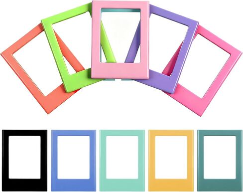 10 PCS Magnetic Photo Frames, Mini Picture Frames for Fridge, Colorful Photo Magnets for Fridge, Desktop (3 Inch) in Saudi Arabia