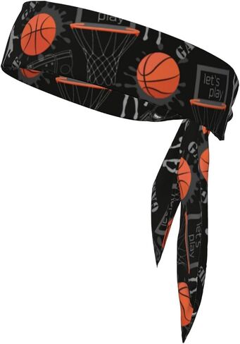 Tie Headband for Men Women Adjustable Sports Sweatband Head Ties for Yoga Workout Running in Saudi Arabia