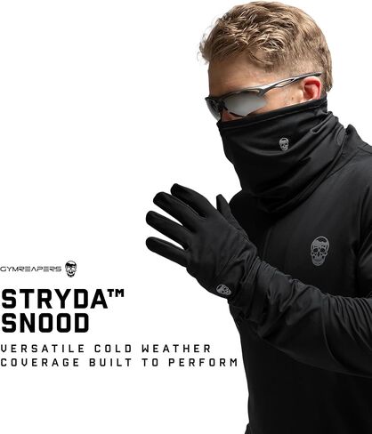 Gymreapers Neck Gaiter Snood للرجال والنساء - قناع وجه مقاوم للرياح قابل للتنفس من الصوف غطاء الوجه للطقس البارد والتزلج وركوب الدراجات والجري والتدريب والرياضات الخارجية in Kuwait
