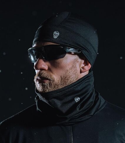 Gymreapers Neck Gaiter Snood للرجال والنساء - قناع وجه مقاوم للرياح قابل للتنفس من الصوف غطاء الوجه للطقس البارد والتزلج وركوب الدراجات والجري والتدريب والرياضات الخارجية in Kuwait