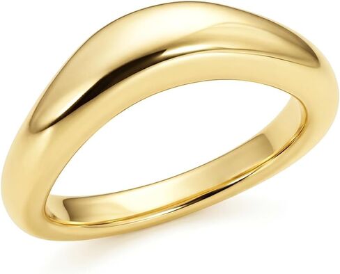 FRUMOS Gold Wedding Rings For Women,14k Stackging Rings Non Tarnish,Chain Cz Promise Rings,Wedding Band,Valentines Mother Christmas in Saudi Arabia