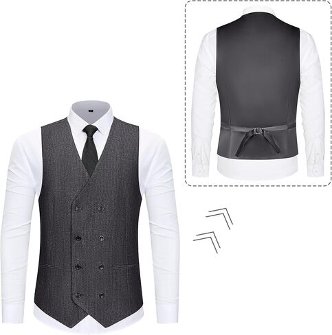 Men's Suits Retro Tweed Suits for Men 3 Piece Herringbone Suits for Wedding Prom Autumn Winter Jacket Vest Pants Sets in Saudi Arabia