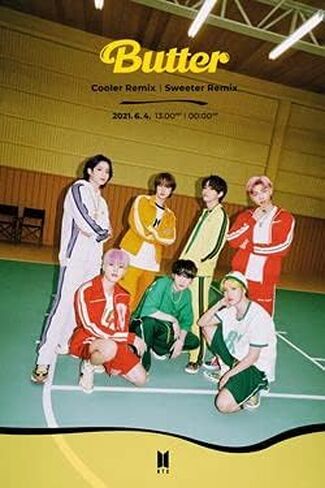 BTS Butter Single Album Peaches Version CD+PhotoBook+2p Lyrics Card+1p Instant PhotoCard+1p PhotoStand+1p Folded Message Card+1p Graphic Sticker+1p PhotoCard+Tracking in Kuwait