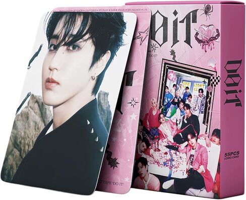 PYAJUU Stray Kids DO IT Album Photocards 55PCS KPOP StrayKids Photo Cards Fans LOMO Gift for Fans Boys and Girls 2026 Greetings Card in Kuwait