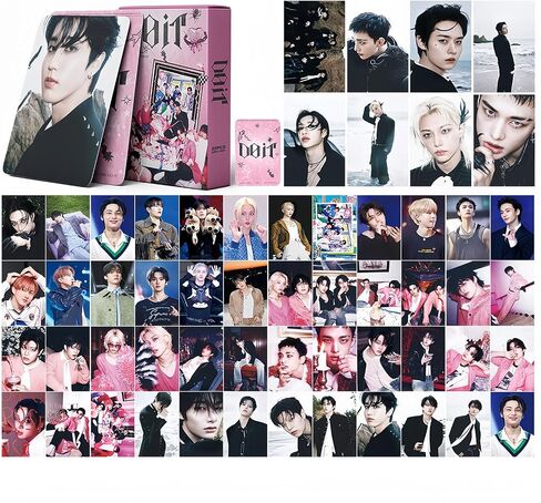 PYAJUU Stray Kids DO IT Album Photocards 55PCS KPOP StrayKids Photo Cards Fans LOMO Gift for Fans Boys and Girls 2026 Greetings Card in Kuwait