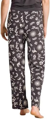 Life is Good. Women's Celestial Beach Lightweight Sleep Pants, Faded Black in Kuwait