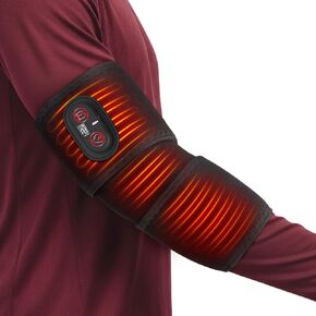 Cordless Arm Heating Pad Wrap, 4000mAh Elbow Heating Pad Wrap, Fast Heating, Rechargeable Heated Elbow Arm Sleeve with 3 Heat & Timing Settings, Great for Office, Home, Outdoor in Saudi Arabia