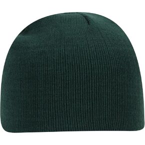1 Pack Unisex 8 Inch Classic Knit Beanie Hat Stretch Fit Solid Color - Dk Green in Saudi Arabia