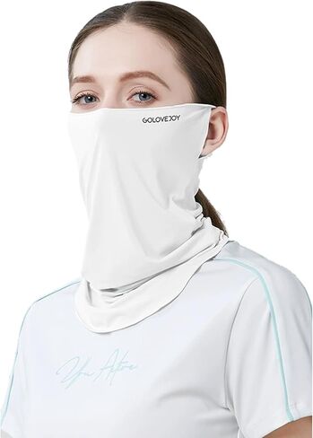 PROUDDEMON UPF 50+ Washable Face Mask for Women & Men – Ice Silk Cooling Full Face Sun Protection Breathable Neck Gaiter in Kuwait