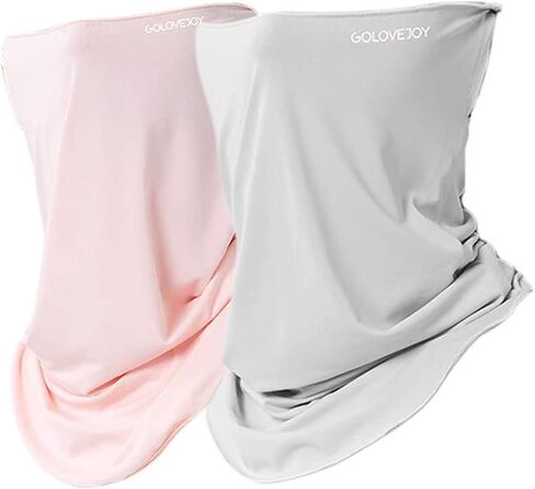 PROUDDEMON UPF 50+ Washable Face Mask for Women & Men – Ice Silk Cooling Full Face Sun Protection Breathable Neck Gaiter in Saudi Arabia