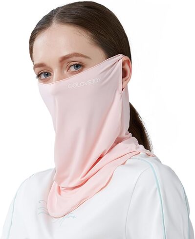 PROUDDEMON UPF 50+ Washable Face Mask for Women & Men – Ice Silk Cooling Full Face Sun Protection Breathable Neck Gaiter in Saudi Arabia