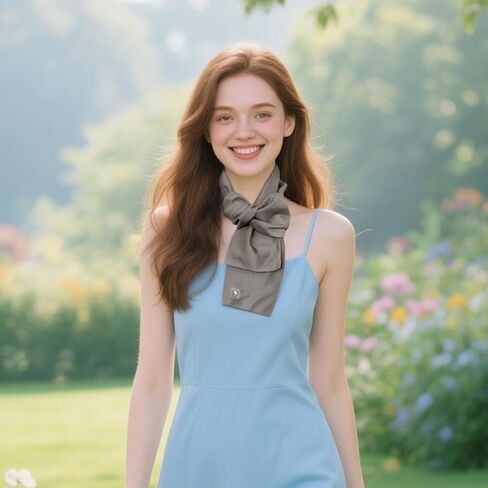 Faraday Scarf, Silver Fabric Neck Scarf,EMF Protection,Radiation Shielding for WiFi and Cellular, Face and Neck Coverage, Versatile Wear in Saudi Arabia