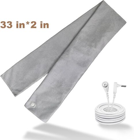 Faraday Scarf, Silver Fabric Neck Scarf,EMF Protection,Radiation Shielding for WiFi and Cellular, Face and Neck Coverage, Versatile Wear in Saudi Arabia