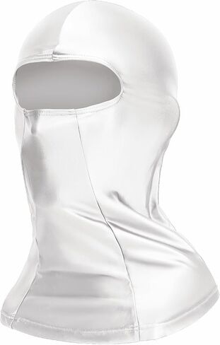 AMORESY Shiny Spandex Balaclava Face Mask, 4-Way Stretch Full Head Cover for Motorcycle, Sports & Cold Weather in Saudi Arabia