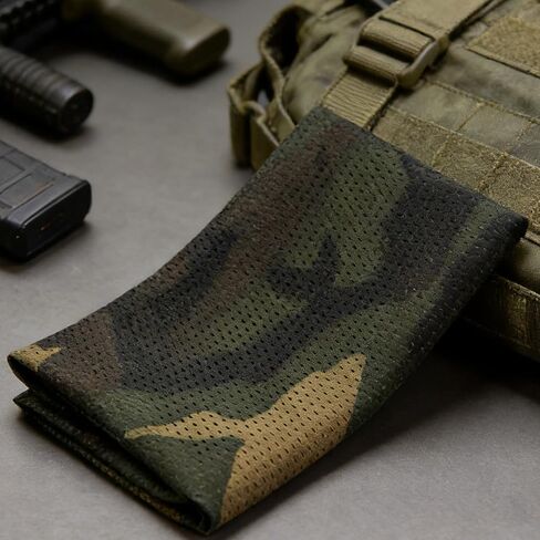 Camo Tactical Scarf Camouflage Net Sniper Veil for Hunting Shooting Wargame Military Outdoor Activities 63x18 inch in Kuwait