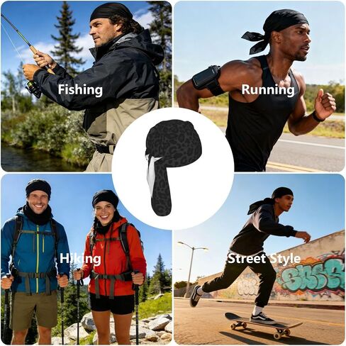 Cooling Do Rags Skull Cap Helmet Liner Sweat Head Wraps Bandanas for Men Women Running Cycling Motorcycle in Saudi Arabia