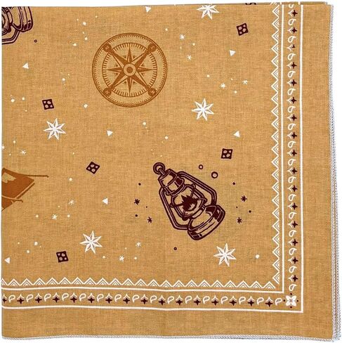 MDSTYLE Adventure Bandana for Men & Women – 100% Cotton Head Scarf, Unique Outdoor Designs, Soft Durable in Saudi Arabia
