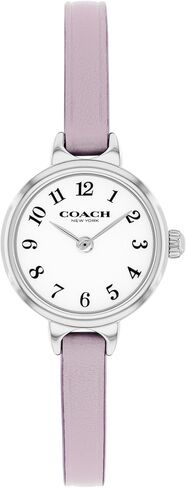 COACH Iris Women’s Quartz Watch - Leather Strap, Classic Round Dial with Numeral Markers - Classic, Versatile Timepiece - Gift for Her 22.5mm in Kuwait