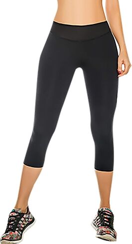 ARANZA Women Sauna Pants Neoprene Capri Heat Shaper Leggings Weight Loss Pants in Saudi Arabia
