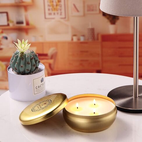 Tuyai Citronella Candles Outdoor and Indoor, 3 Pack 3-Wick Scented Candles Gift Set, Natural Soy Wax Candle in Saudi Arabia