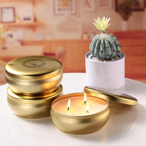 Tuyai Citronella Candles Outdoor and Indoor, 3 Pack 3-Wick Scented Candles Gift Set, Natural Soy Wax Candle in Saudi Arabia