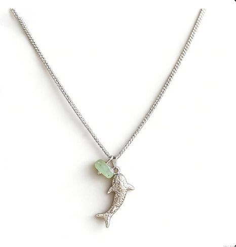 Boho Fish Necklace for Women, Beach Hawaiian Dainty Lucky Fish Pendant Necklaces Summer Ocean Minimalist Jewelry for Her in Kuwait