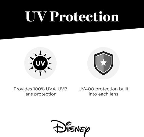 Minnie Mouse Sunglasses for Parents and Kids Set - Bundle of 2 Pairs of Disney Sunglasses, Stickers, More | UV-Protection Accessories for Women, Girls in Kuwait