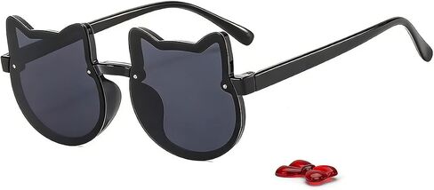 Kids Sunglasses Polarized UV Protection Lovely Pink Cat Girls Sunglasses Kitty Age 2-8 Baby in Saudi Arabia