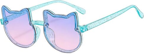Kids Sunglasses Polarized UV Protection Lovely Pink Cat Girls Sunglasses Kitty Age 2-8 Baby in Saudi Arabia