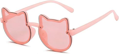 Kids Sunglasses Polarized UV Protection Lovely Pink Cat Girls Sunglasses Kitty Age 2-8 Baby in Saudi Arabia
