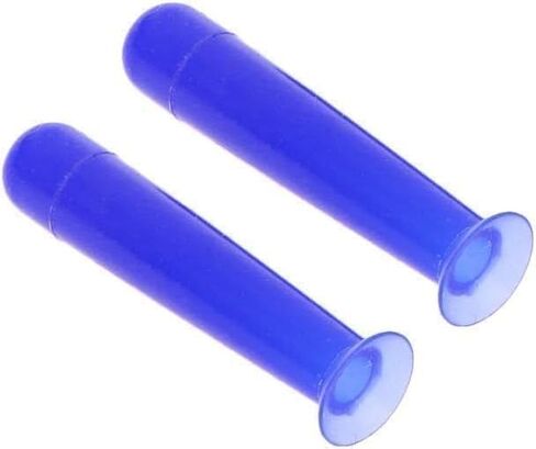 2Pcs Blue Handy Silicone Soft Contact Lenses Small Suction Cups Stick, RGP Inserter Remover Cases, Applies Contacts Safely and Hygienically, Contact Lens Remover, Contact Lens Cases in Kuwait