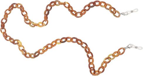 سلسلة النظارات خفيفة الوزن من الأكريليك على شكل سلحفاة حامل نظارات شمسية ضد فقدان النظارات للنساء إكسسوارات نظارات متينة 28.34 بوصة in Kuwait