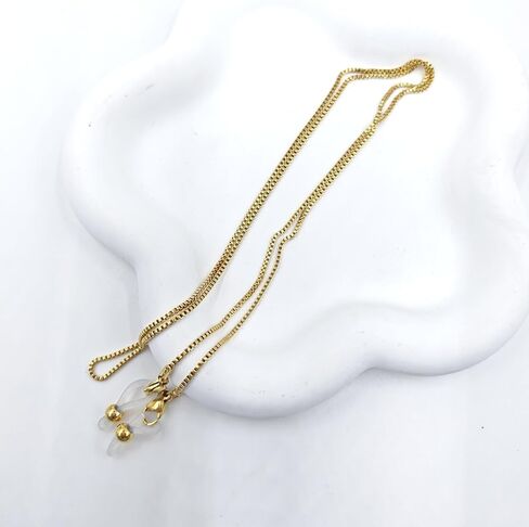 Eyewear Chain for Sunglasses, Gold Metal Ball Chain, Fashion Glasses Chain for Women in Saudi Arabia