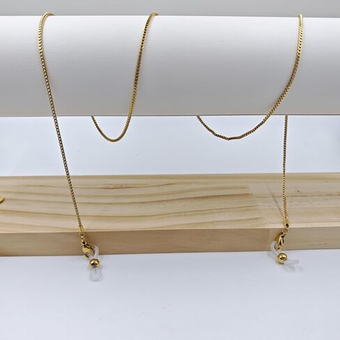 Eyewear Chain for Sunglasses, Gold Metal Ball Chain, Fashion Glasses Chain for Women in Saudi Arabia