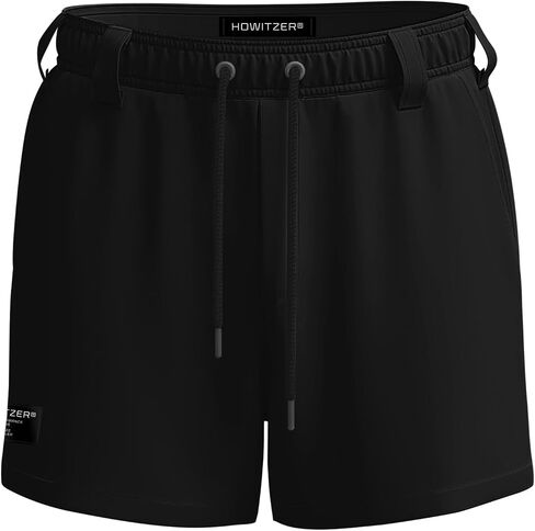 Howitzer Men's Hybrid Boardshort, Pink Camo Tiger Stripe, 4" Inseam, Adjustable Drawstring in Kuwait