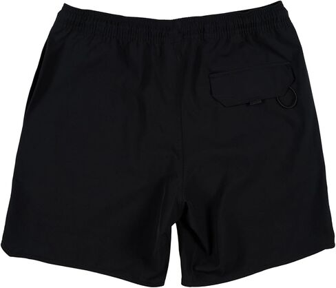 Ethika Mens Swim Short | Swim Short - Apex Black (BLK, M) in Kuwait