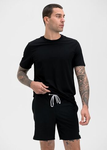 Ethika Mens Swim Short | Swim Short - Apex Black (BLK, M) in Kuwait