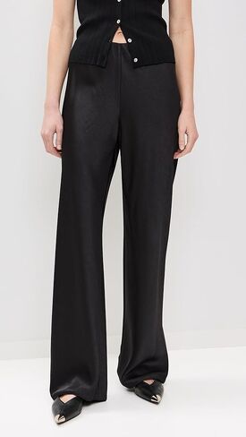 Vince Womens Fluid BIAS Pant, Black, XX-Small in Saudi Arabia