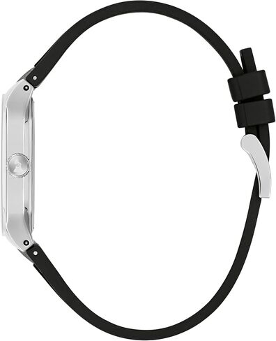 Bulova Millennia Latin Grammy Special Edition Silver Dial Black Rubber Strap Watch 35mm - 96A335 in Kuwait