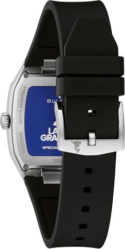 Bulova Millennia Latin Grammy Special Edition Silver Dial Black Rubber Strap Watch 35mm - 96A335 in Kuwait