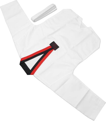 Taekwondo Dobok Suit, Breathable Cotton Training Uniform, V Neck Ergonomic Uniform with Wider Crotch Design, Ideal for Taekwondo Daily Practice in Kuwait