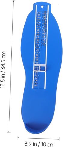 KALLORY Adult Foot Measure Gauge 3pcs Uk Size Measuring Tool with Foot Ruler for Teenagers and Adults Red Black Blue for Shoe Size Accuracy in Kuwait
