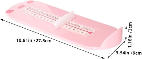 Holibanna 2pcs Foot Measuring Device Plastic Foot Size Ruler for 0-8 Years Shoe Measuring Tool for Home Shoe Shopping in Kuwait
