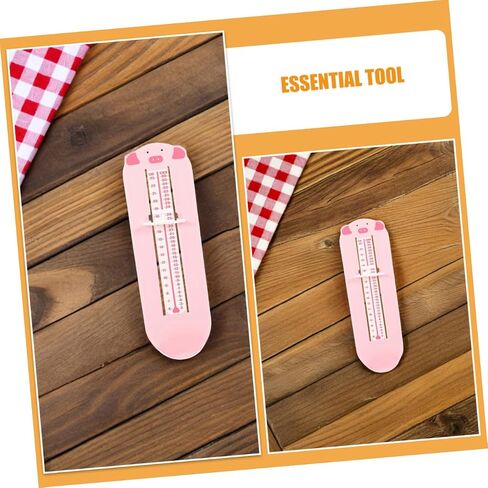 Holibanna 2pcs Foot Measuring Device Plastic Foot Size Ruler for 0-8 Years Shoe Measuring Tool for Home Shoe Shopping in Kuwait