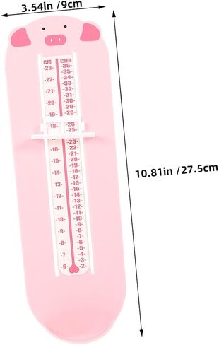 TEHAUX 2pcs Foot Measurement Device with Ruler and Gauge for Accurate Shoe Size Measuring, Foot Measuring Tool for Boys and Ages 0-8, Home Use in Kuwait
