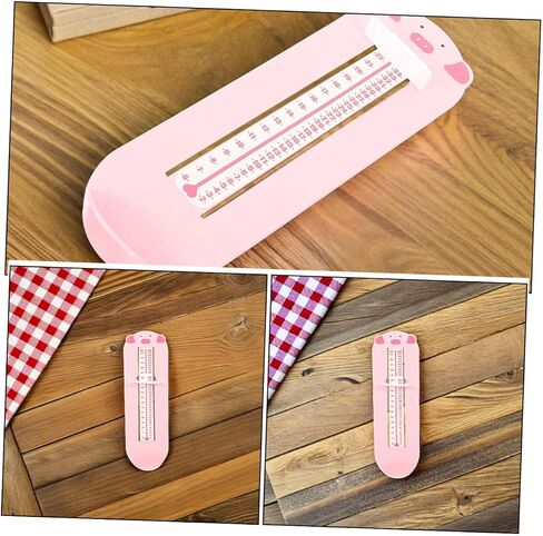 TEHAUX 2pcs Foot Measurement Device with Ruler and Gauge for Accurate Shoe Size Measuring, Foot Measuring Tool for Boys and Ages 0-8, Home Use in Kuwait