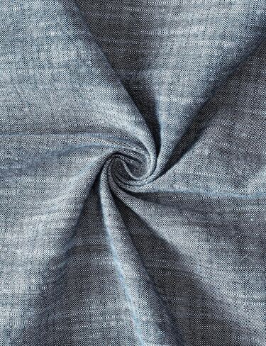 قميص JOGAL Boys Chambray بأزرار سفلية وأكمام قصيرة، قمصان قطنية كاجوال مع جيب على الصدر in Kuwait