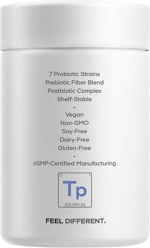 Codeage Teen Probiotic+ Supplement - 25 Billion CFU Probiotic Blend with Prebiotics, Postbiotics & Chamomile - Gut & Digestion Support for Teens and Teenagers 12 & Up - Non-GMO- 30 Capsules in Saudi Arabia